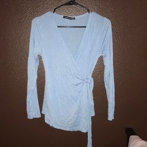 Maternity top baby blue